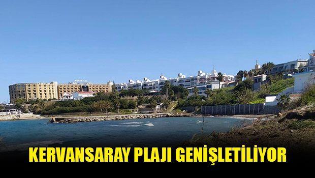 Kervansaray beach  expands